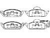 剎車(chē)片 Brake Pad Set:163 420 03 20