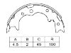 剎車(chē)蹄片 Brake Shoe Set:S4653-01260