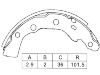 剎車(chē)蹄片 Brake Shoe Set:K6733