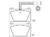 剎車(chē)片 Brake Pad Set:GBP90258