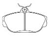 тормозная кладка Brake Pad Set:3 018 001