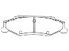 剎車(chē)片 Brake Pad Set:12530688