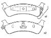 剎車(chē)片 Brake Pad Set:4796344